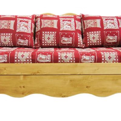 Banquette gigogne100 % PIN MASSIF Huilé vieilli 