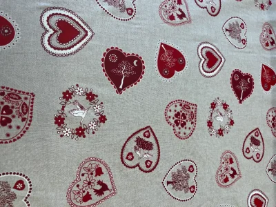 Meuble Tissus Cigogne Rouge