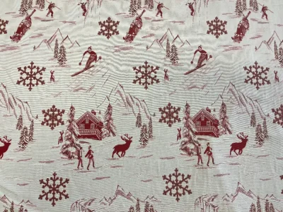 Meuble tissus Courchevel Rouge