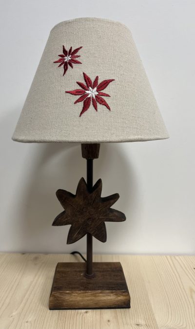 Lampe esprit montagne Edelweiss – Image 2